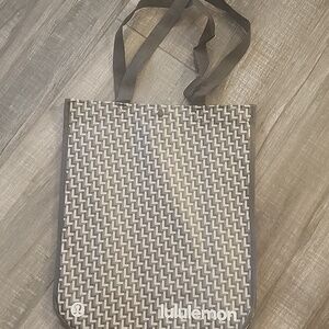 Large Lululemon Limited Edition Print Reusable Tote Bag